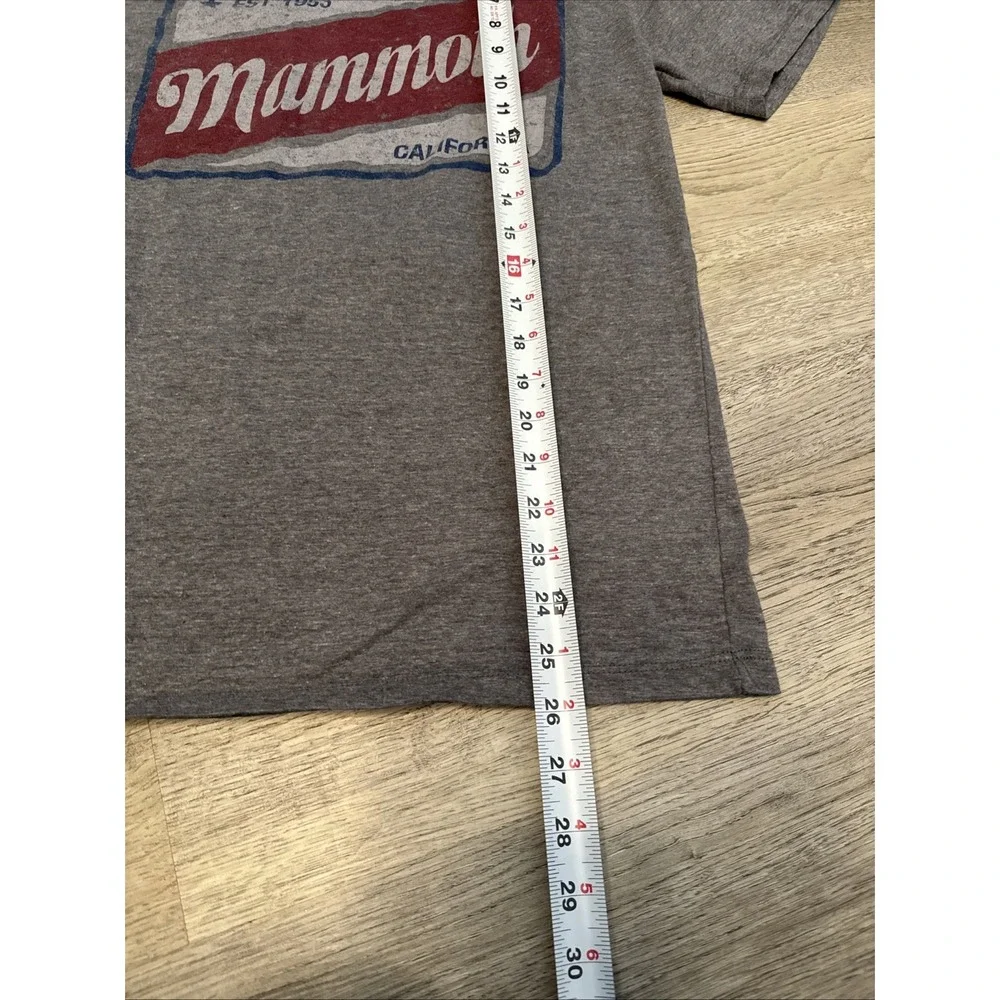 Brew City Mammoth California T-Shirt Mens Medium‎ Gray Bottle Opener Pop Top Tee